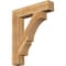 Ekena Millwork Balboa Block Rough Sawn Bracket, Western Red Cedar, 6"W x 32"D x 38"H BKT06X32X38BOA05RWR - alternate 1